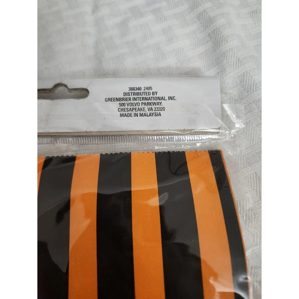 Seasonal Collection Halloween Lunch Sacks 6pk Hocus Pocus Orange Black Stripes